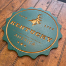 Custom State Sign Decor - Zink Woodworks