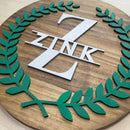 Personalized Monogram Sign - Zink Woodworks