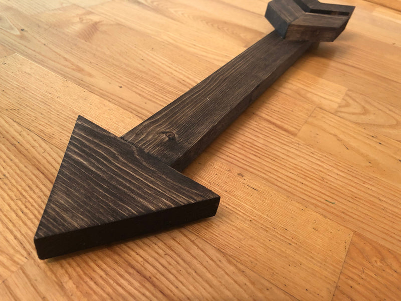 Rustic Decorative Wall Arrow Farmhouse Decor - Zink Woodworks