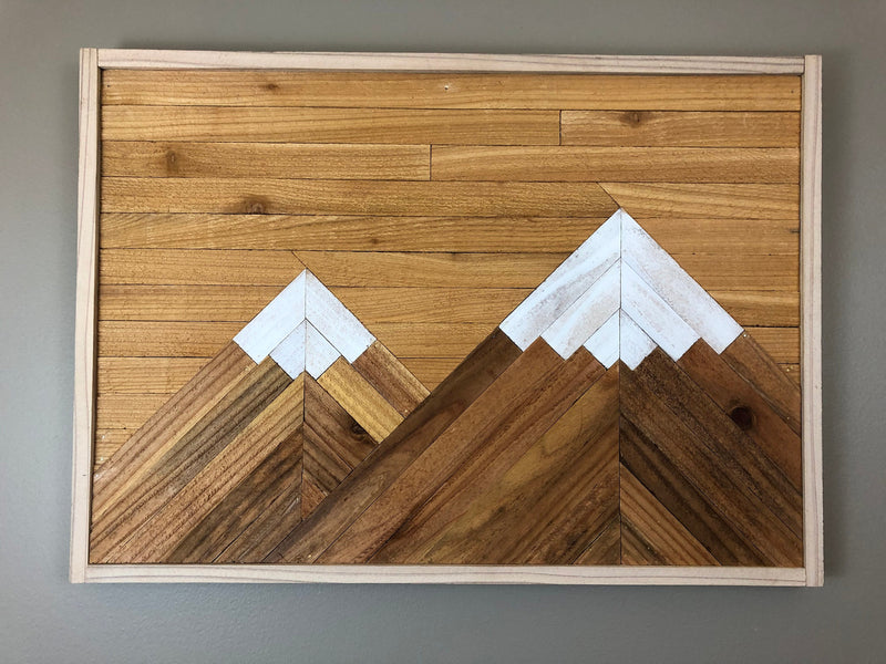 Wooden Mountain Rustic Decor - Zink Woodworks
