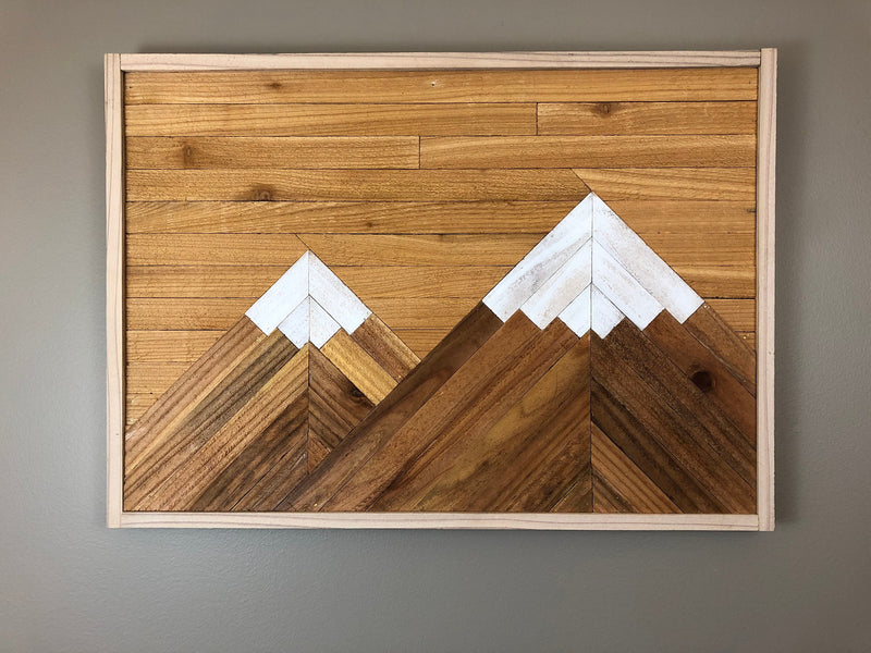 Wooden Mountain Rustic Decor - Zink Woodworks