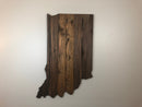 Indiana Rustic Wood State - Zink Woodworks