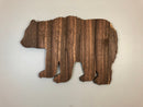 Wooden Bear Rustic Cutout - Zink Woodworks