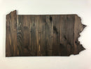 Pennsylvania Rustic Wood State Cutout - Zink Woodworks