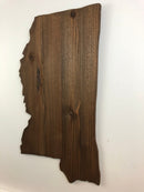 Mississippi Rustic Wood State Cutout - Zink Woodworks
