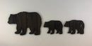 Wood Bear Family Cutout - Zink Woodworks