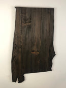 Alabama Rustic Wood State - Zink Woodworks
