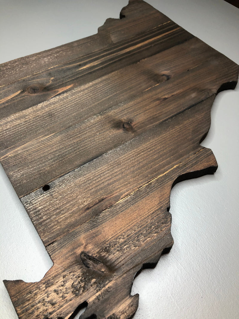 Missouri Rustic Wood State Cutout - Zink Woodworks