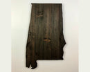 Alabama Rustic Wood State - Zink Woodworks