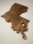 Louisiana Rustic Wood State Cutout - Zink Woodworks