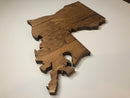 Louisiana Rustic Wood State Cutout - Zink Woodworks