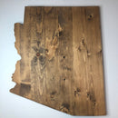 Arizona State Wood Cutout Sign - Zink Woodworks
