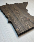 Minnesota Rustic Wood State Cutout - Zink Woodworks