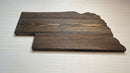 Nebraska Rustic Wood State Cutout - Zink Woodworks