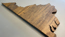 Virginia Rustic Wood State Cutout Plaque - Zink Woodworks