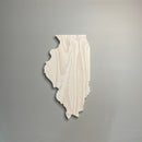 Illinois Rustic Wood State - Zink Woodworks