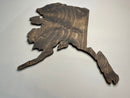 Alaska Wood State Cutout - Zink Woodworks