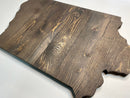 Iowa Rustic Wood State Cutout - Zink Woodworks