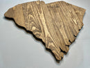 South Carolina Rustic Wood State Cutout - Zink Woodworks