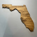 Florida State Wood Cutout Sign - Zink Woodworks