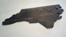 North Carolina Rustic Wood State Cutout - Zink Woodworks