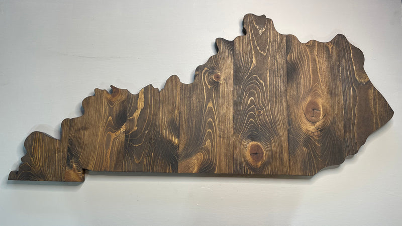 Wooden Kentucky Sign Cutout - Zink Woodworks