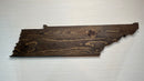 Tennessee Rustic State Sign - Zink Woodworks