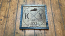 Laser Engraved Kentucky Rustic Wood Sign - Zink Woodworks