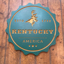 Custom State Sign Decor - Zink Woodworks