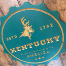 Custom State Sign Decor - Zink Woodworks